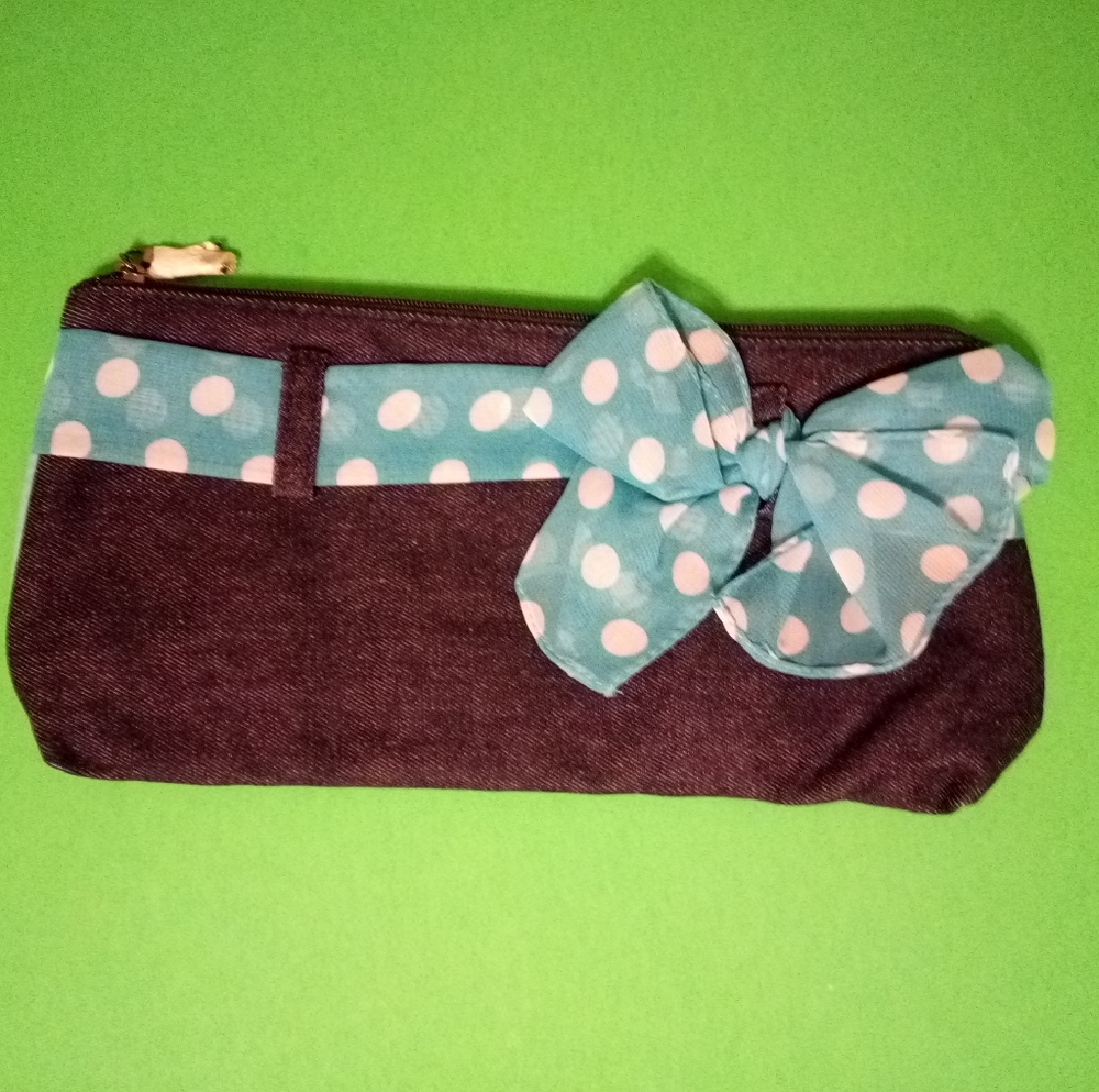Denim Make Up Pouch by Mary Kay